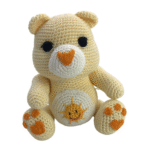 Amigurumi Ursinho Carinhoso Amarelo - Artesã Adriana