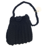 Bolsa Saco Preta - Artesã Marlene