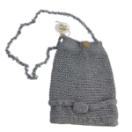 Bolsa Saco Prata - Artesã Marlene