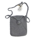 Bolsa Mini Bag Prata - Artesã Marlene