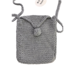 Bolsa Mini Bag Prata - Artesã Marlene - Imagem 2