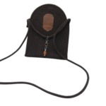 Bolsa de Cordão de Algodão Peq Marrom - Artesã Lucy