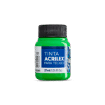 TINTA TECIDO ACRILEX 37ML FLUOR VERDE 101
