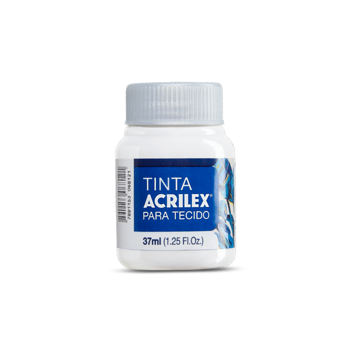 TINTA TECIDO ACRILEX 37ML CLAREADOR 500 - Imagem 2