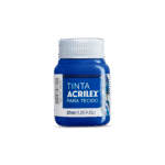 TINTA TECIDO ACRILEX 37ML AZUL COBALTO 502 - Imagem 2