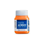 TINTA TECIDO ACRILEX 37ML LARANJA 517 - Imagem 2