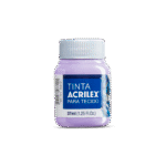 TINTA TECIDO ACRILEX 37ML LILAS 528 - Imagem 2