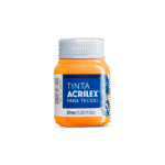 TINTA TECIDO ACRILEX 37ML AMARELO CADMIO 536 - Imagem 2