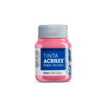TINTA TECIDO ACRILEX 37ML ROSA CHA 567 - Imagem 2