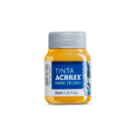 TINTA TECIDO ACRILEX 37ML OCRE OURO 573 - Imagem 2
