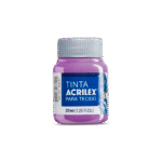 TINTA TECIDO ACRILEX 37ML ROSA CICLAME 581 - Imagem 2