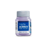 TINTA TECIDO ACRILEX 37ML LAVANDA 587 - Imagem 2