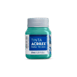 TINTA TECIDO ACRILEX 37ML VERDE MAR 630 - Imagem 2