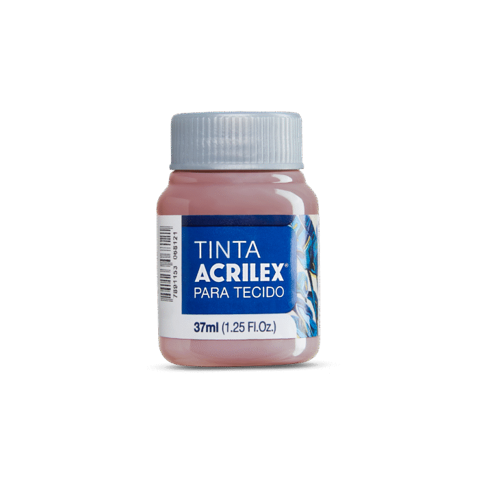TINTA TECIDO ACRILEX 37ML MAUVE 639 - Imagem 2