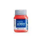 TINTA TECIDO ACRILEX 37ML TANGERINA 801 - Imagem 2