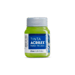 TINTA TECIDO ACRILEX 37ML VERDE MACA 802 - Imagem 2