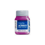 TINTA TECIDO ACRILEX 37ML FUCHSIA 804 - Imagem 2