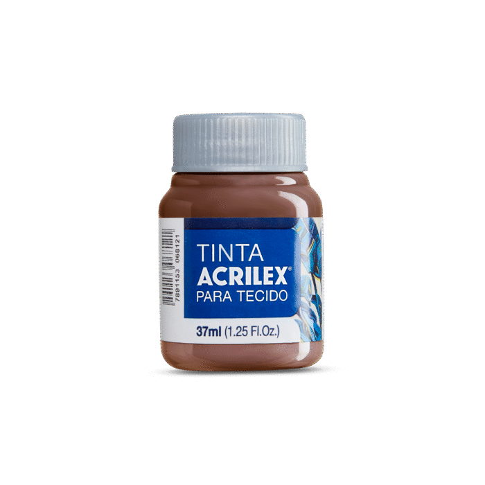 TINTA TECIDO ACRILEX 37ML JACARANDA 807 - Imagem 2