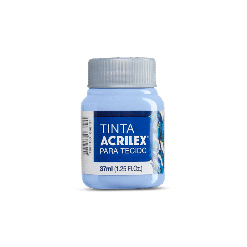 TINTA TECIDO ACRILEX 37ML AZUL BEBE 811