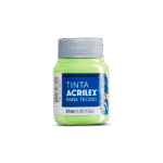 TINTA TECIDO ACRILEX 37ML VERDE KIWI 985 - Imagem 2