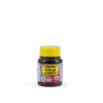VERNIZ VITRAL ACRILEX 37ML VERMELHO FOGO 507