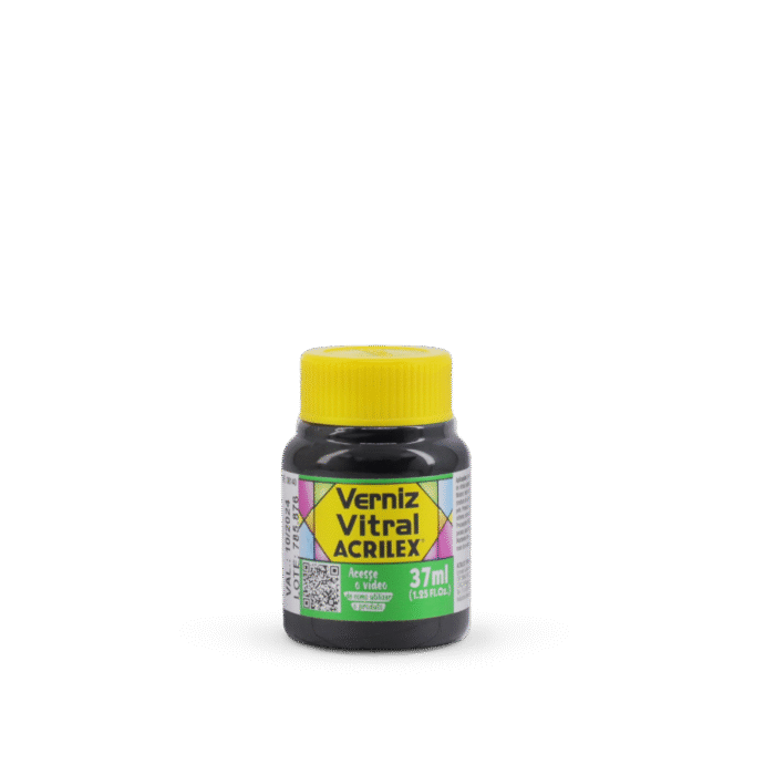 VERNIZ VITRAL ACRILEX 37ML VERDE FOLHA 510