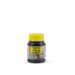 VERNIZ VITRAL ACRILEX 37ML MARROM 531 - Imagem 2