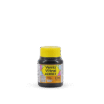 VERNIZ VITRAL ACRILEX 37ML AMARELO CADMIO 536 - Imagem 2