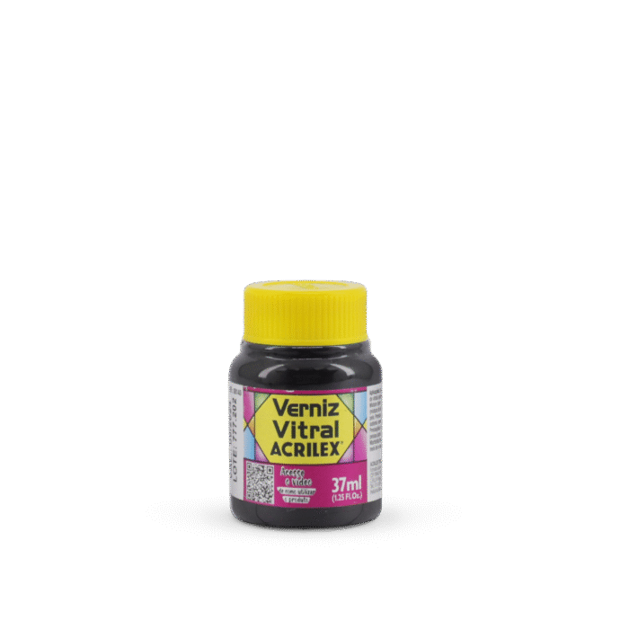 VERNIZ VITRAL ACRILEX 37ML ROSA 537 - Imagem 2