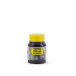 VERNIZ VITRAL ACRILEX 37ML CINZA LUNAR 574 - Imagem 2