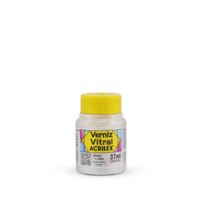 VERNIZ VITRAL ACRILEX 37M BASE MADREPEROLA 592 - Imagem 2