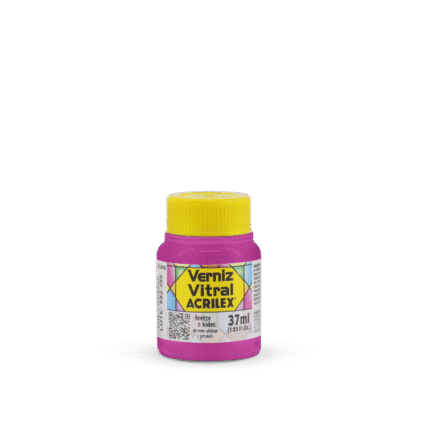 VERNIZ VITRAL ACRILEX 37ML VIOLETA COBALTO 540