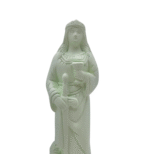 Imagem Santa Bárbara Verde Bebê – Artesã Viviane