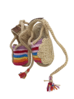 Sandália de Bebê Crochet ArcoÍris - Artesã Zely - Imagem 2