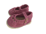 Sandália de Bebê Crochet Lilás - Artesã Zely - Imagem 2