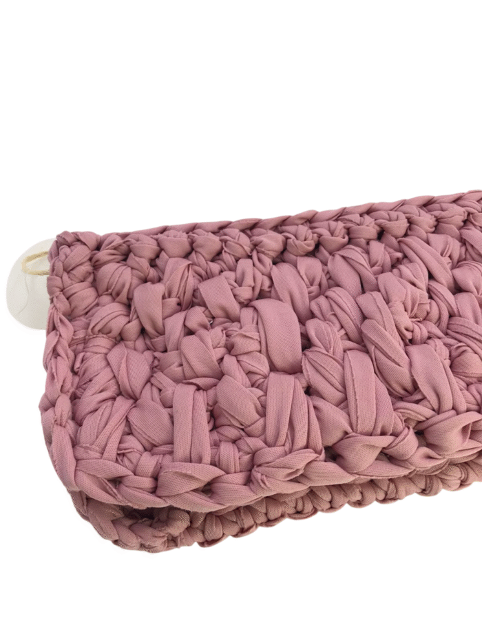 Bolsa Carteira Rosa - Artesã Marlene - Imagem 2