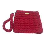 Bolsa Vermelha e Preta - Artesã Semara